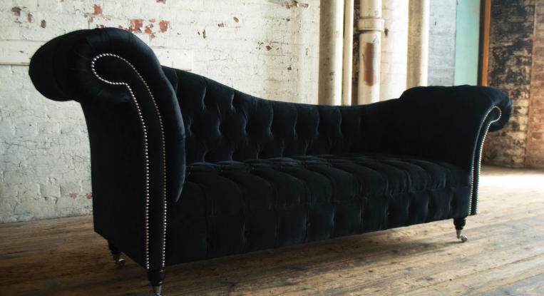 velvet chaise lounge