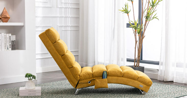 linen chaise lounge