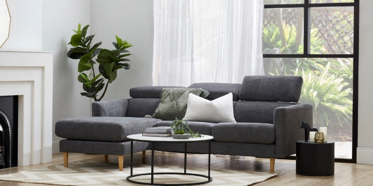 charcoal chaise lounge