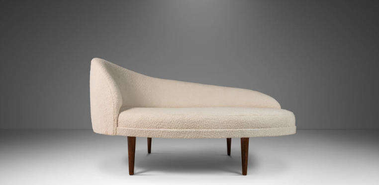 mid century chaise lounge