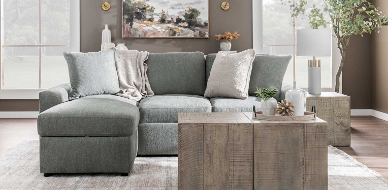 chaise lounge with ottoman