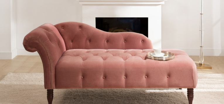 narrow chaise lounge for bedroom