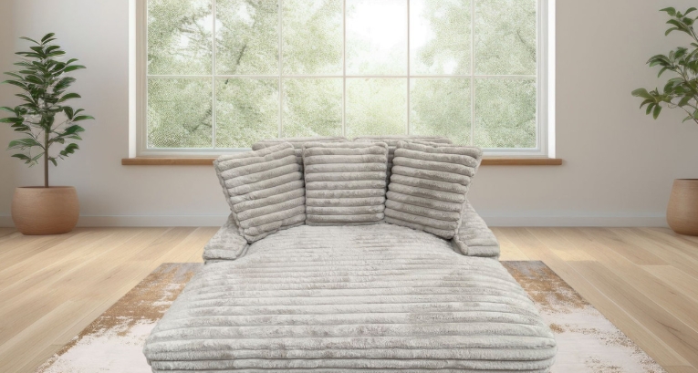 oversized chaise lounge indoor
