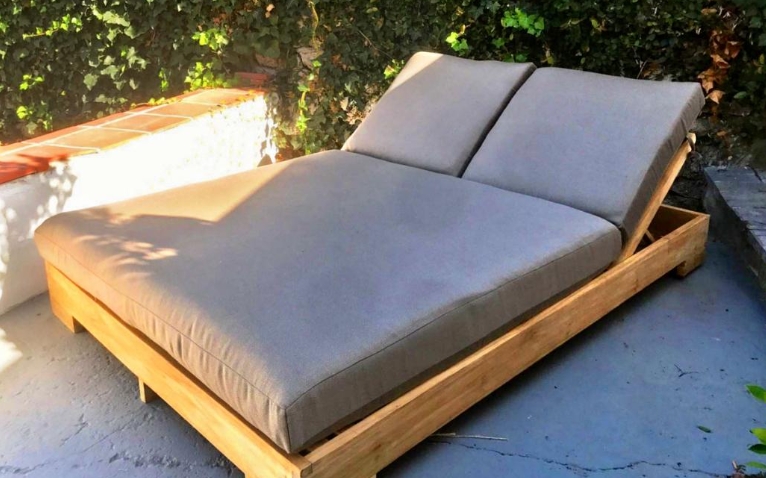 two seater chaise lounge