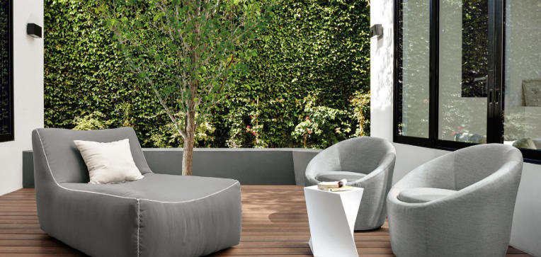 modern chaise lounge for small spaces