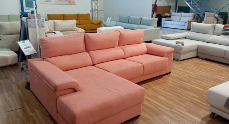 chaise longue rosa