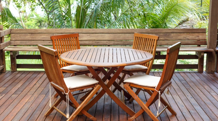 teak wood outdoor chaise lounge