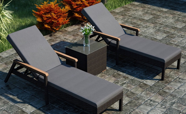 outdoor reclining chaise lounge