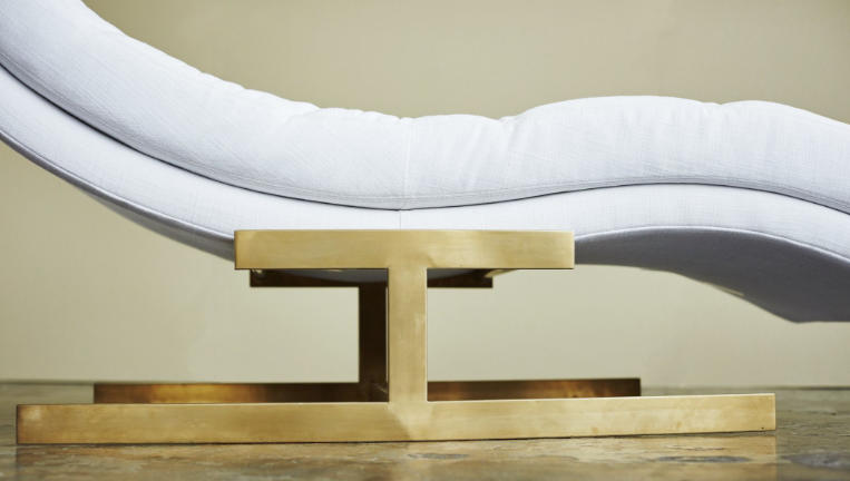 modern chaise lounge indoor