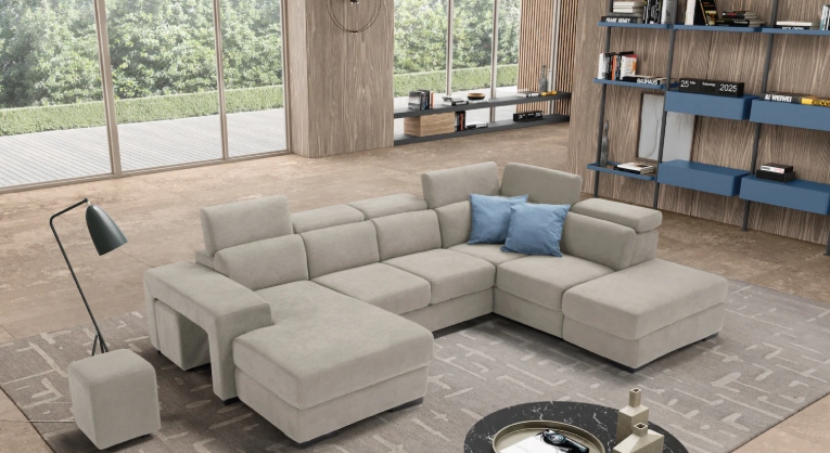 pouf chaise longue