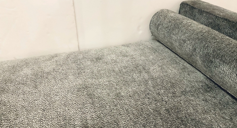 dark gray chaise lounge