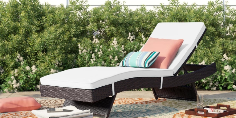 wayfair patio chaise lounge