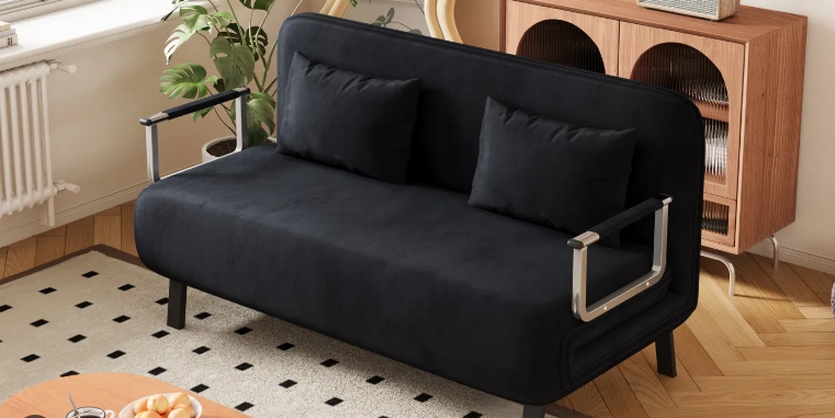 chaise lounge that turns into a bed