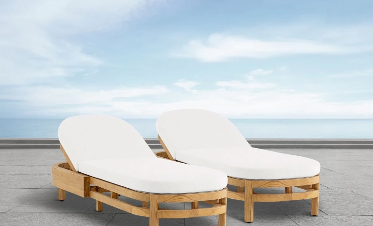 outdoor fabric chaise lounge