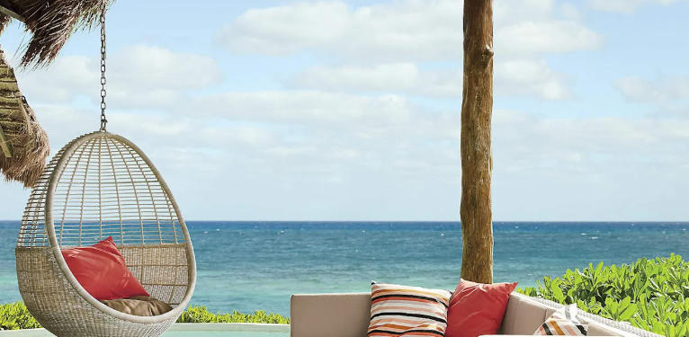 swinging chaise lounge for patio relaxation