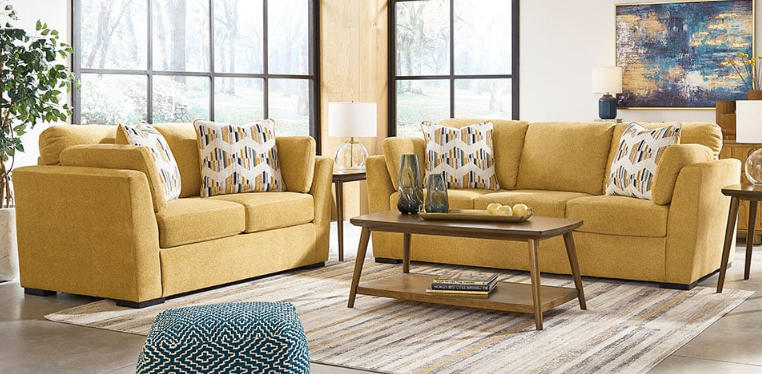 yellow chaise longue for vibrant decor