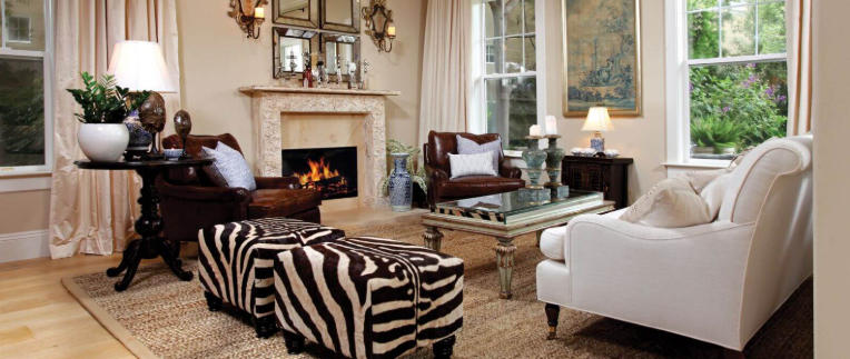 zebra chaise lounge statement furniture ideas