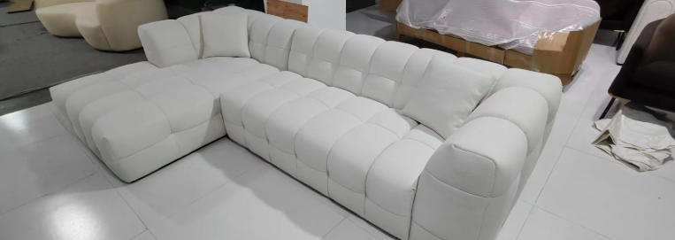 white chaise longue for minimalist design