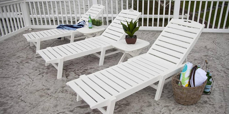 home depot polywood chaise lounge options