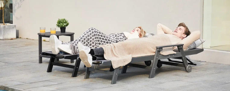 large chaise lounge outdoor comfort