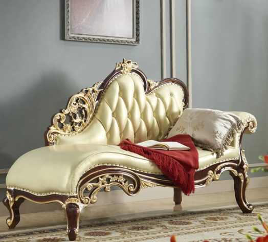 real leather chaise lounge for luxury interiors