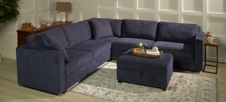 lounge chaise with storage for organization