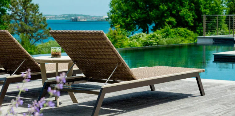 resort chaise lounges for outdoor comfort