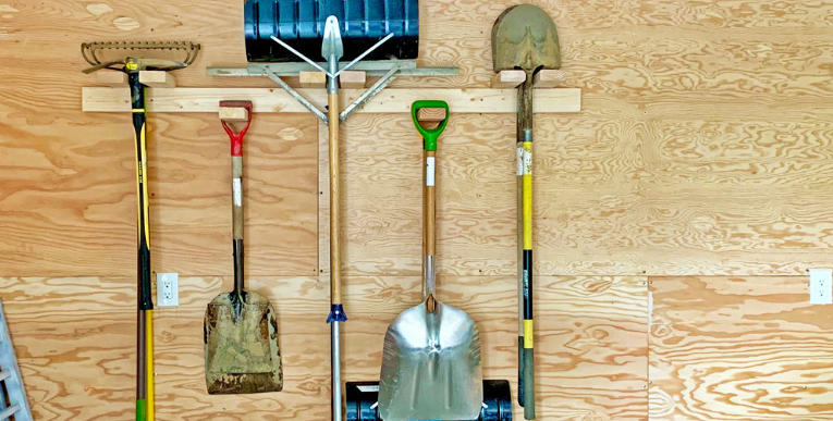 How to Make a Wooden Garden Tool Rack
