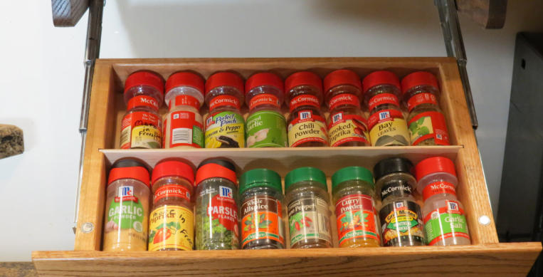 How to Create a Wooden Kitchen Spice Rack