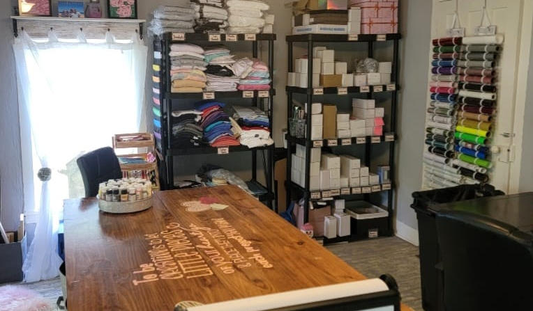 DIY Wooden Craft Table for Home Studio