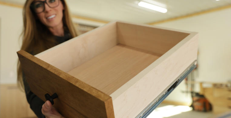 DIY Wooden Drawer Unit for Small Spaces