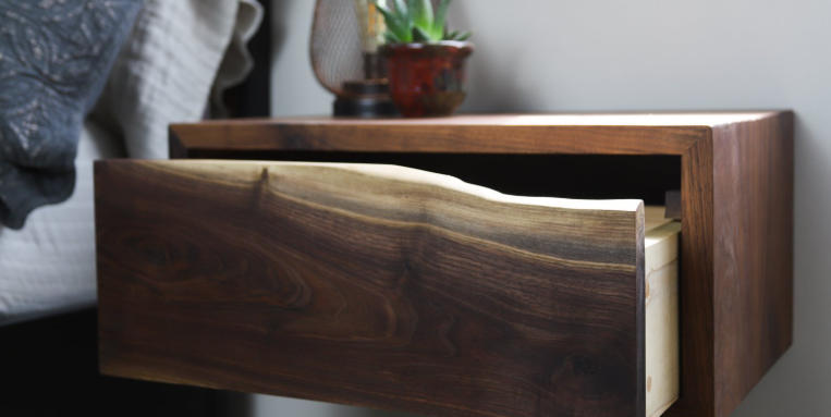 DIY Wooden TV Wall Shelf