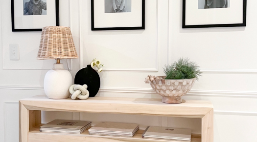 How to Build a Wooden Console Table
