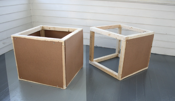 DIY Wooden Ottoman Frame Tutorial