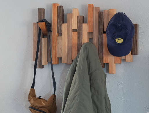 How to Make a Wooden Wall Coat Rack