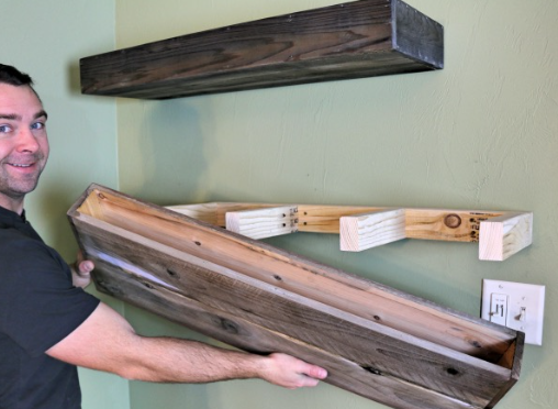 How to Make a Floating Wooden Shelf