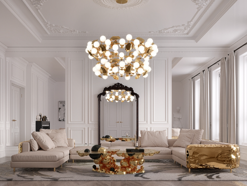 Luxury Sofa and Coffee Table Styling