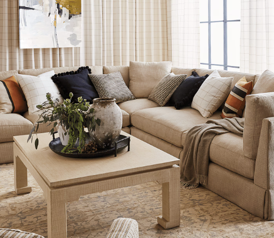 Coffee Table Pairing for Light Sofas