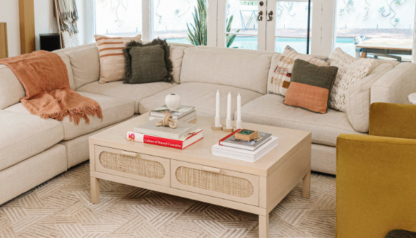 Coffee Table Pairing for Open Living Spaces