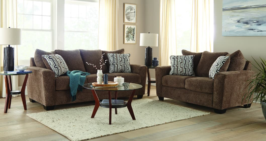 Coffee Table Pairing for Brown Sofas