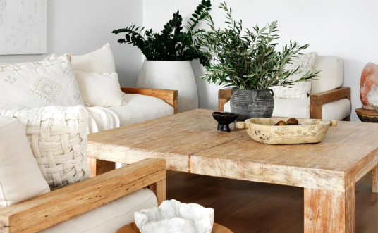 Coffee Table Pairing for Large Living Rooms