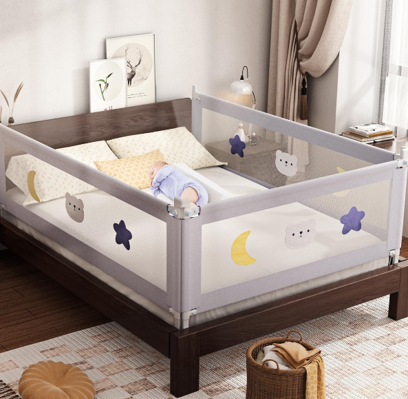 Child Safe Beds with Guardrails